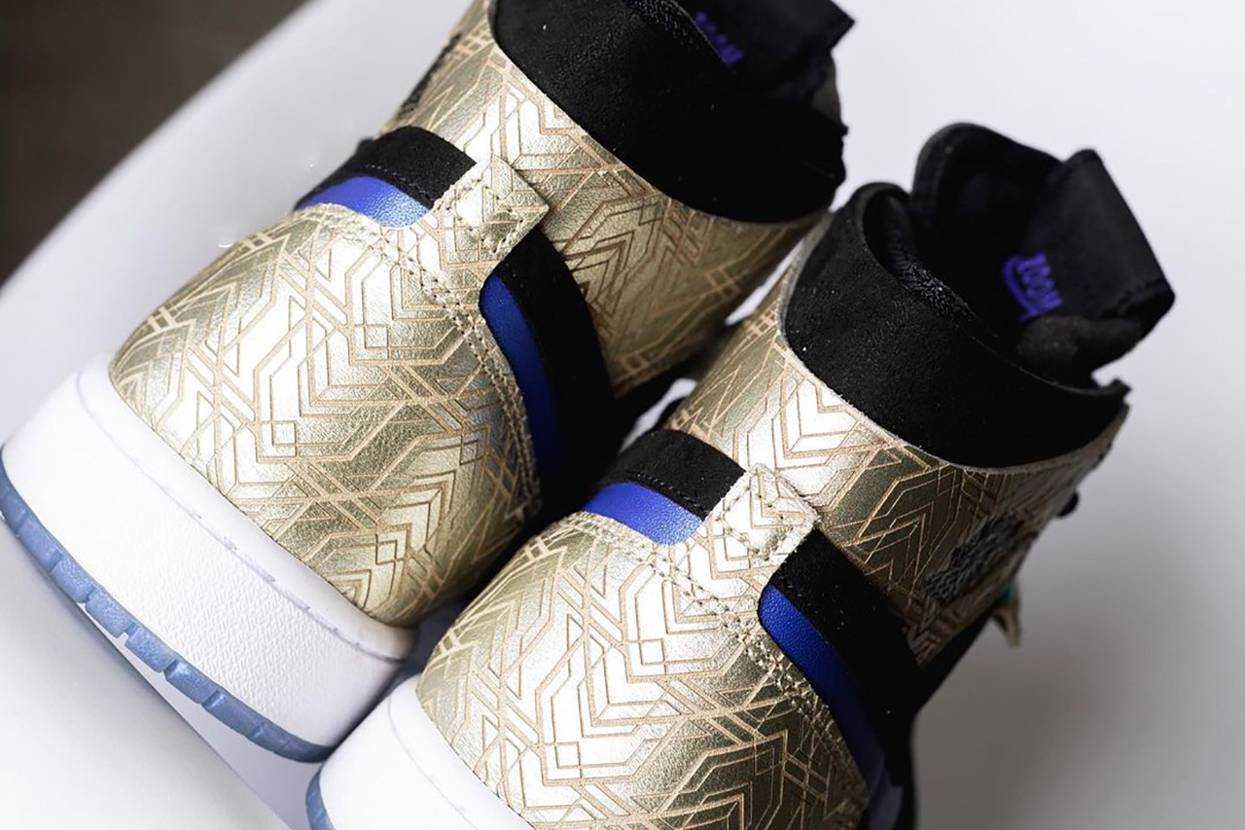 【リーク】海外2021年発売 Nike Air Jordan 1 Zoom CMFT "Gold Laser" 抽選/定価/販売店舗まとめ 4枚目