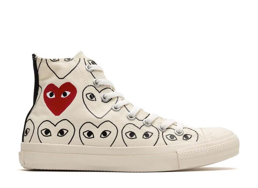PLAY COMME des GAR ONS Converse Chuck Taylor Hi