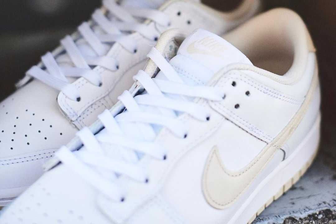 【スニダンで購入可】10/25発売 Nike Wmns Dunk Low "Pearl White" 抽選/定価/販売店舗まとめ 2枚目
