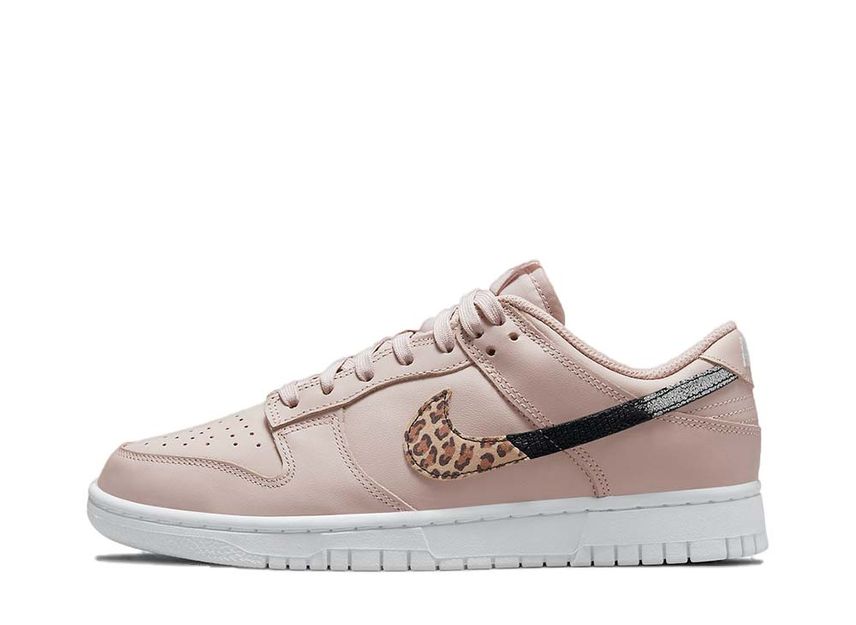 Nike Women s Dunk Low SE Dusty Pink Animal Swoosh Safari