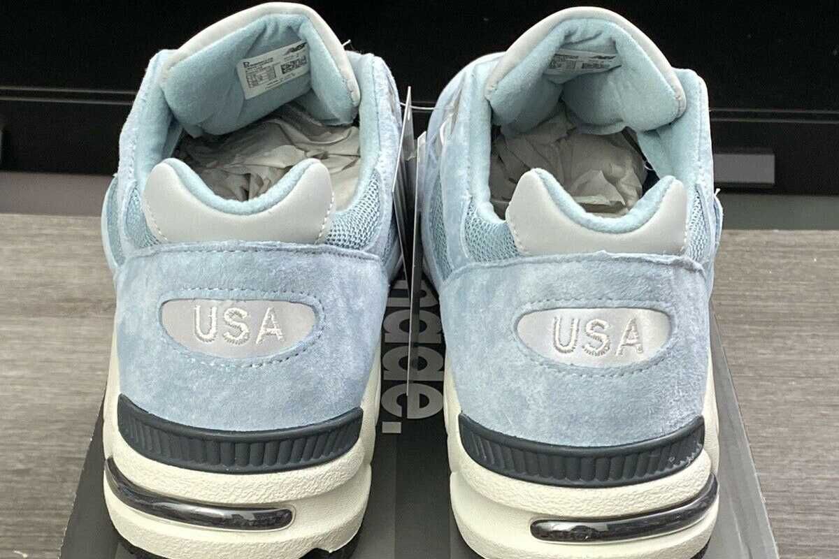 【リーク】2021年発売 KITH × New Balance 990V2 "Storm Blue" 抽選/定価/販売店舗まとめ 6枚目