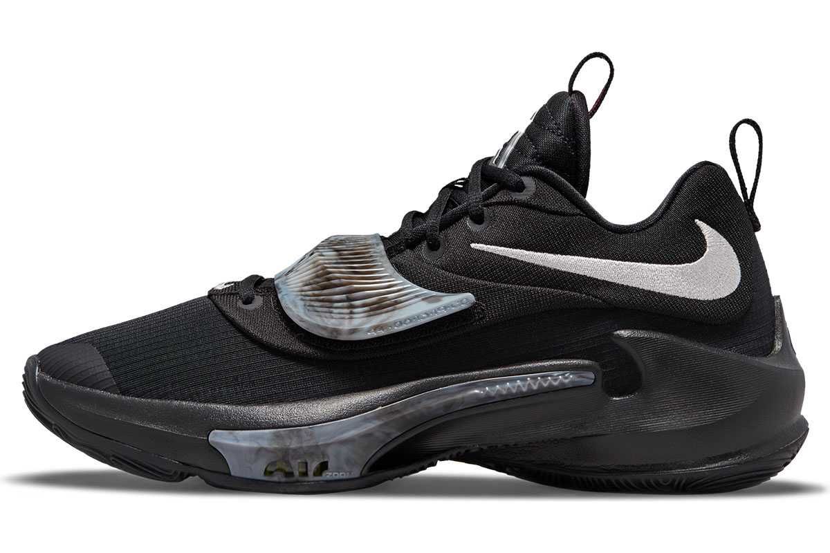 【スニダンで購入可】10/1発売 Nike Zoom Freak 3 "Black/Wolf Grey"抽選/定価/販売店舗まとめ 4枚目
