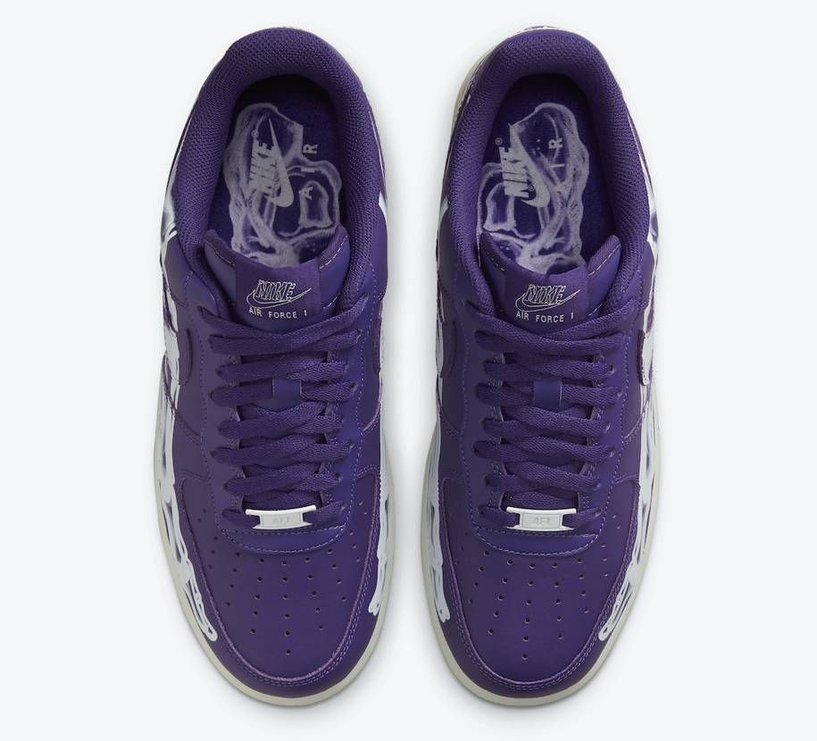 【スニダンで購入可】12/23発売 Nike Air Force 1 "Purple Skeleton" 抽選/定価/販売店舗まとめ 10枚目