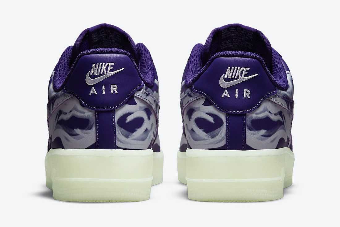 【スニダンで購入可】12/23発売 Nike Air Force 1 "Purple Skeleton" 抽選/定価/販売店舗まとめ 9枚目