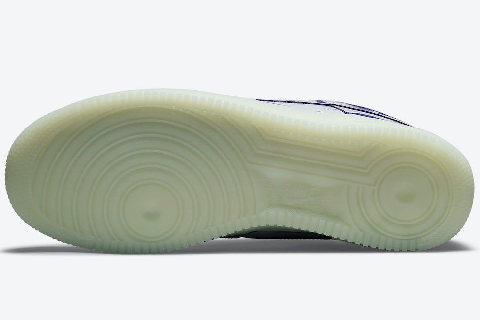 【スニダンで購入可】12/23発売 Nike Air Force 1 "Purple Skeleton" 抽選/定価/販売店舗まとめ 8枚目