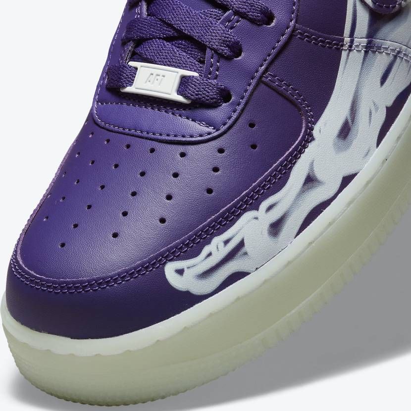 【スニダンで購入可】12/23発売 Nike Air Force 1 "Purple Skeleton" 抽選/定価/販売店舗まとめ 11枚目