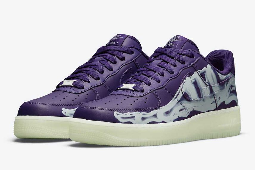 【販売リンクあり】海外10/28発売 Nike Air Force 1 "Purple Skeleton" 抽選/定価/販売店舗まとめ