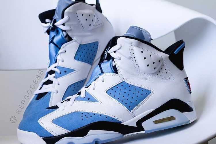 【リーク】海外2022年3月5日発売 Nike Air Jordan 6 "UNC" 抽選/定価/販売店舗まとめ