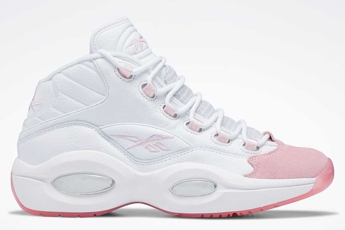 【リーク】海外10/8発売 Reebok Question Mid "Pink Toe" 抽選/定価/販売店舗まとめ 3枚目