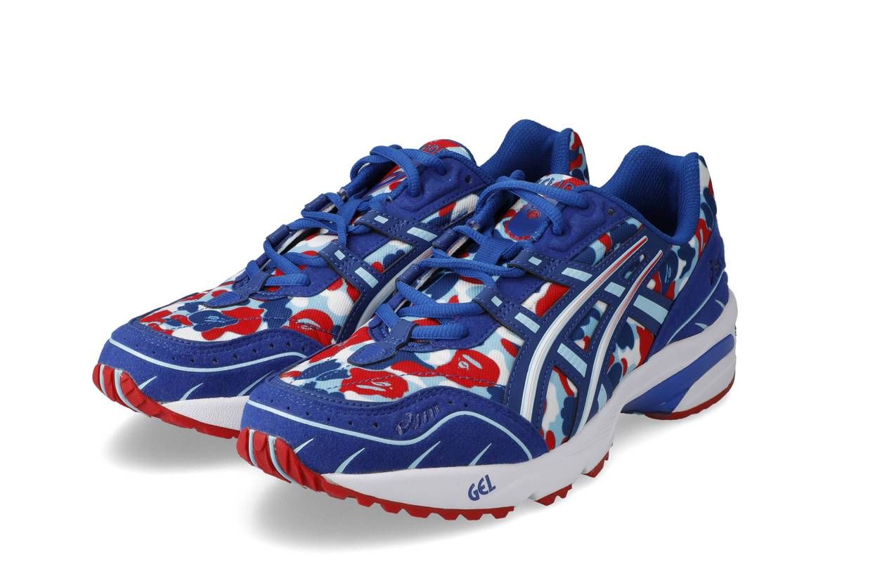 【スニダンで購入可】10/2発売 Bape® × asics GEL-1090 "France Camo"抽選/定価/販売店舗まとめ 9枚目