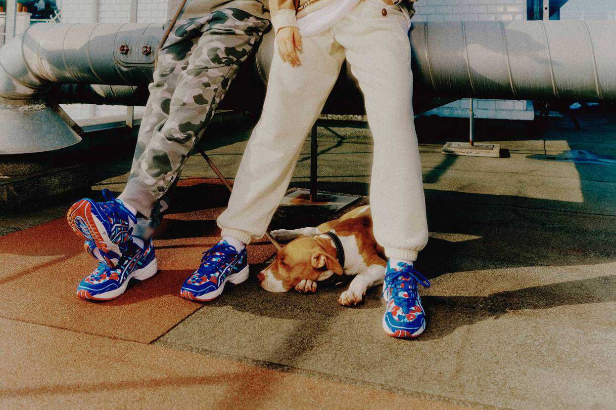 【スニダンで購入可】10/2発売 Bape® × asics GEL-1090 "France Camo"抽選/定価/販売店舗まとめ 7枚目