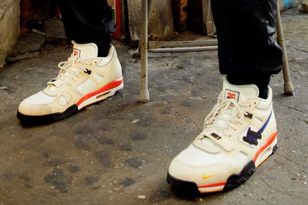 【リーク】海外10/8発売 Saquon Barkley × Nike Air Trainer 3 "Pearl White Neptune Green"抽選/定価/販売店舗まとめ 2枚目