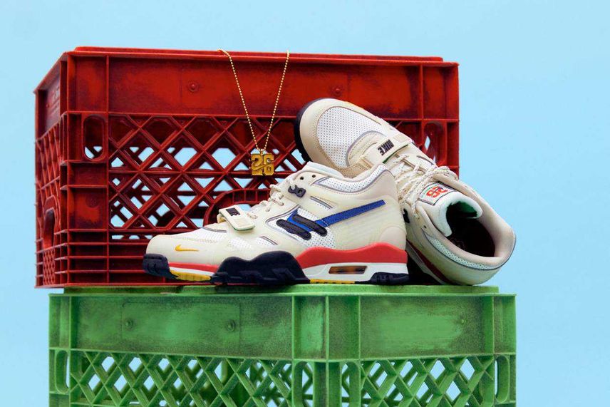 【リーク】海外10/8発売 Saquon Barkley × Nike Air Trainer 3 "Pearl White Neptune Green"抽選/定価/販売店舗まとめ