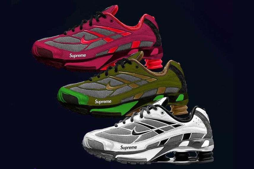 【リーク】2022年春発売 Supreme x Nike Shox Ride 2 collection抽選/定価/販売店舗まとめ
