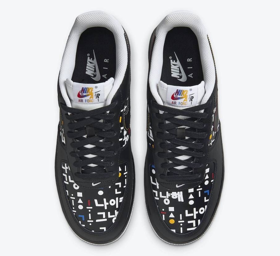 【リーク】海外10/9発売 Nike Air Force 1 Low Hangeul Day 2colors 抽選/定価/販売店舗まとめ 8枚目