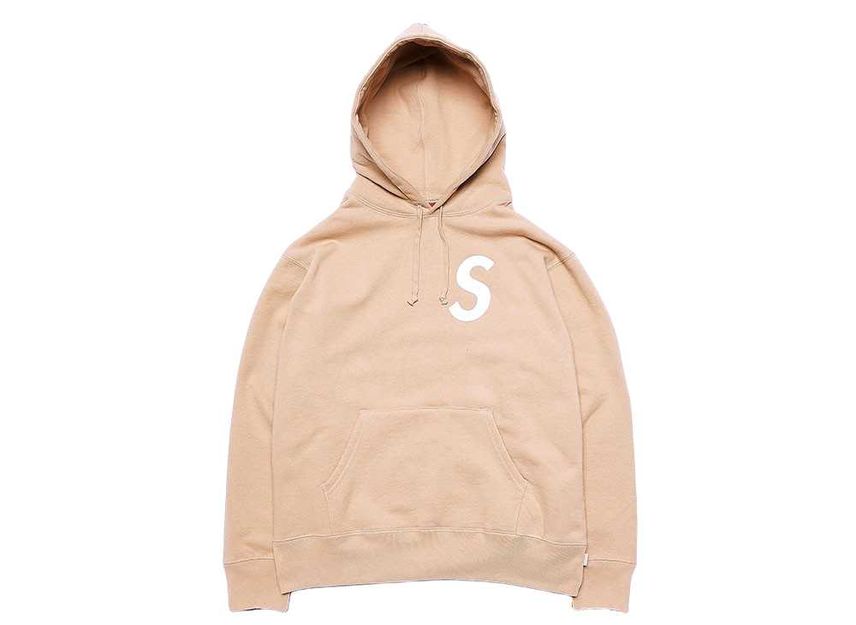 Supreme S Logo Split Hooded Sweatshirt