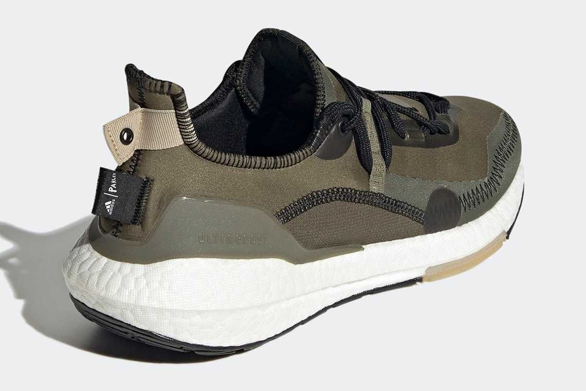 【販売リンクあり】10/7発売 Parley × adidas Ultraboost 21 "Focus Olive" 抽選/定価/販売店舗まとめの編集 2枚目