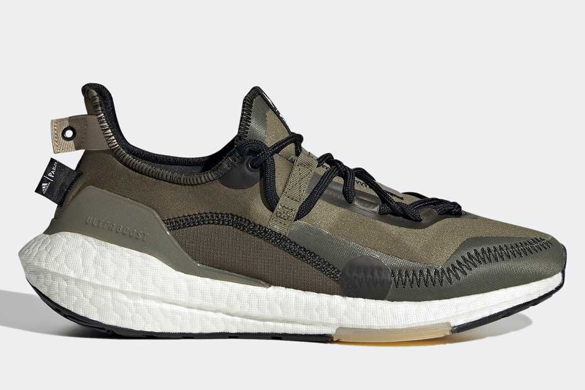 【販売リンクあり】10/7発売 Parley × adidas Ultraboost 21 "Focus Olive" 抽選/定価/販売店舗まとめの編集 4枚目