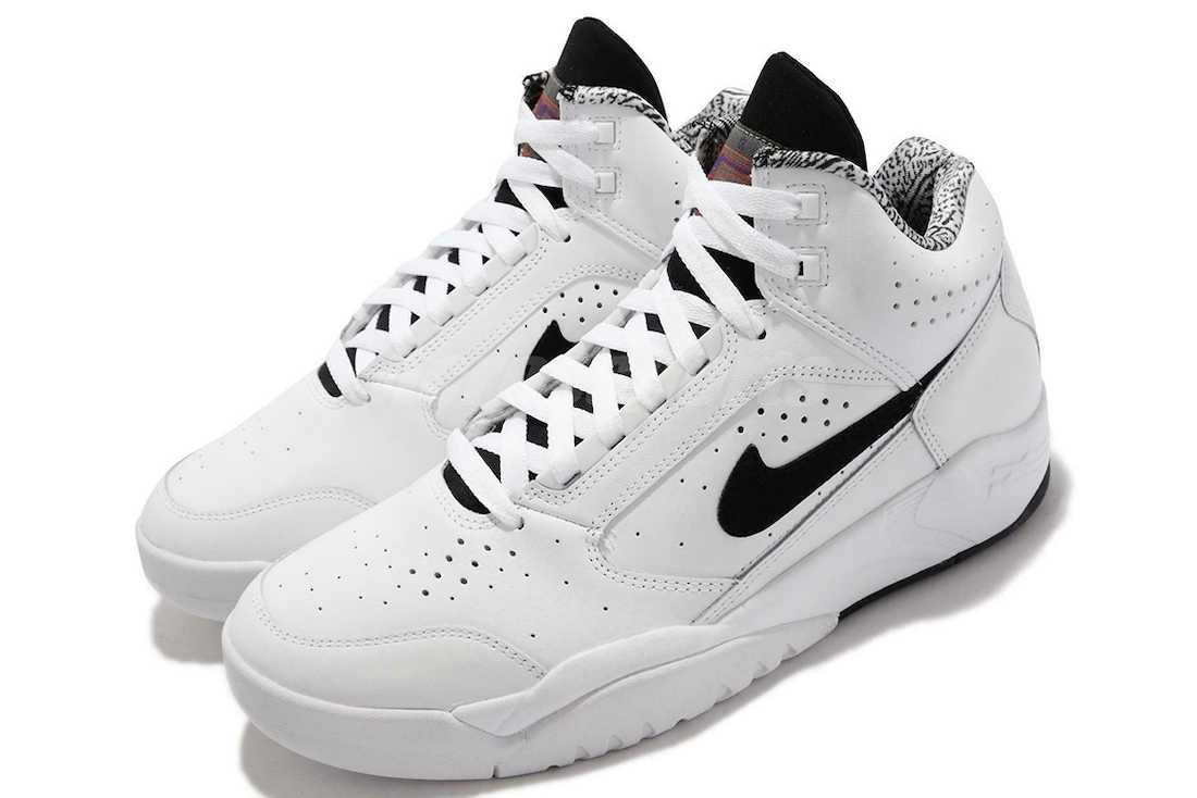 【リーク】海外10/21発売 Nike Air Flight Lite Mid "White/Black" 抽選/定価/販売店舗まとめ 2枚目