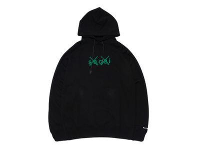 sacai KAWS Flock Print Hoodie sacai KAWS Flock Print Hoodie