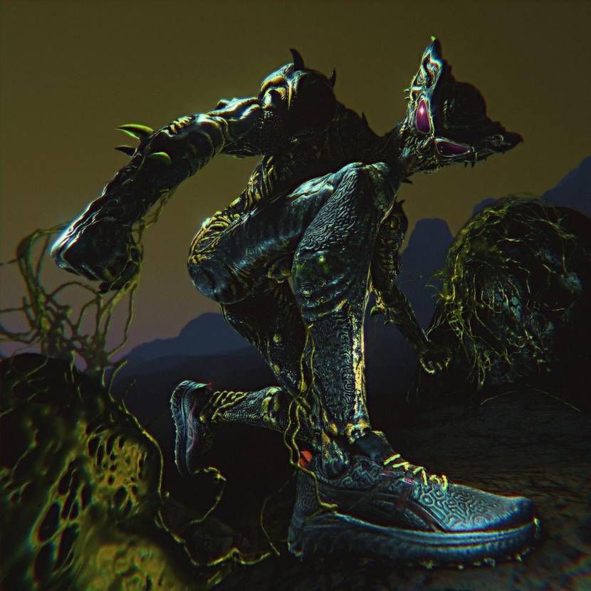 【販売リンクあり】10/12・30発売 Brain Dead × Asics Trabuco Max "Organic Chaos Design" 抽選/定価/販売店舗まとめ 10枚目