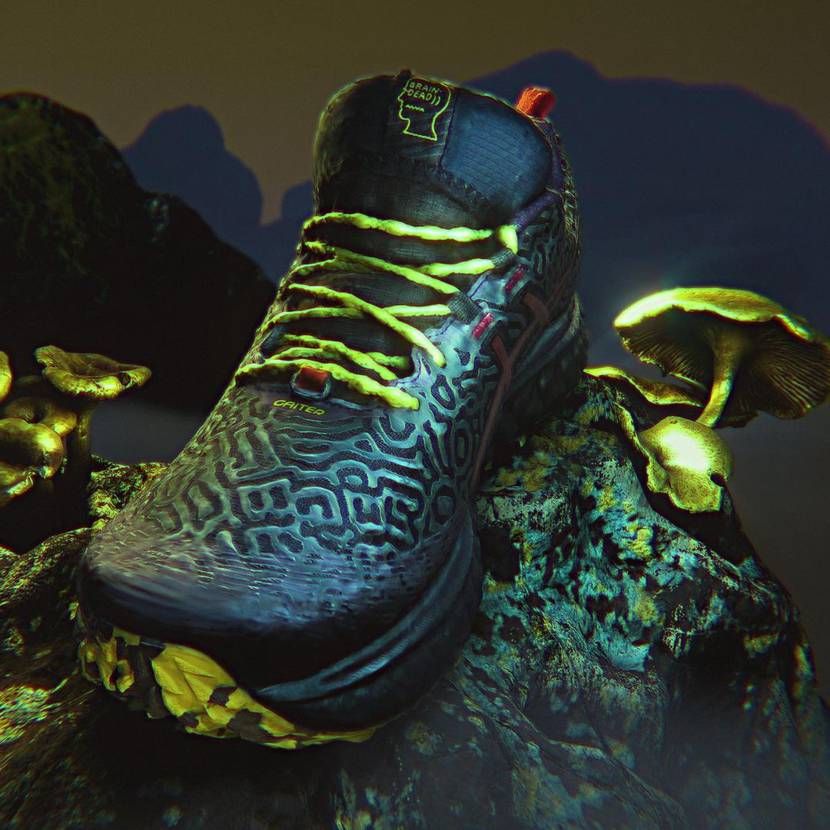 【販売リンクあり】10/12・30発売 Brain Dead × Asics Trabuco Max "Organic Chaos Design" 抽選/定価/販売店舗まとめ 9枚目