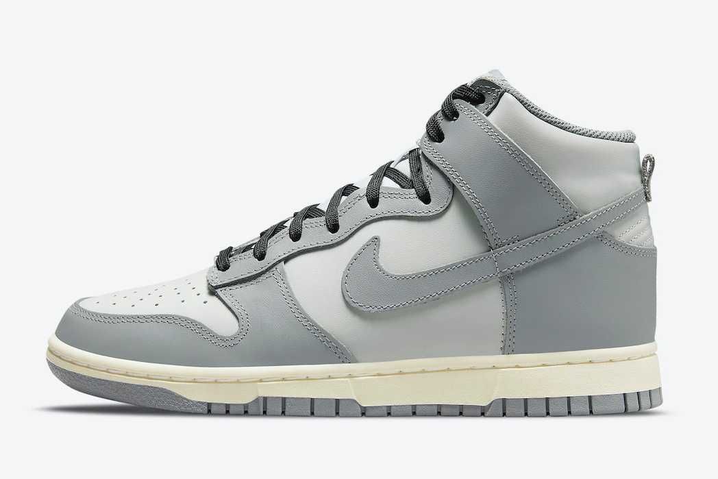 【リーク】海外10/14発売 Nike WMNS Dunk High "Grey" 抽選/定価/販売店舗まとめ 2枚目