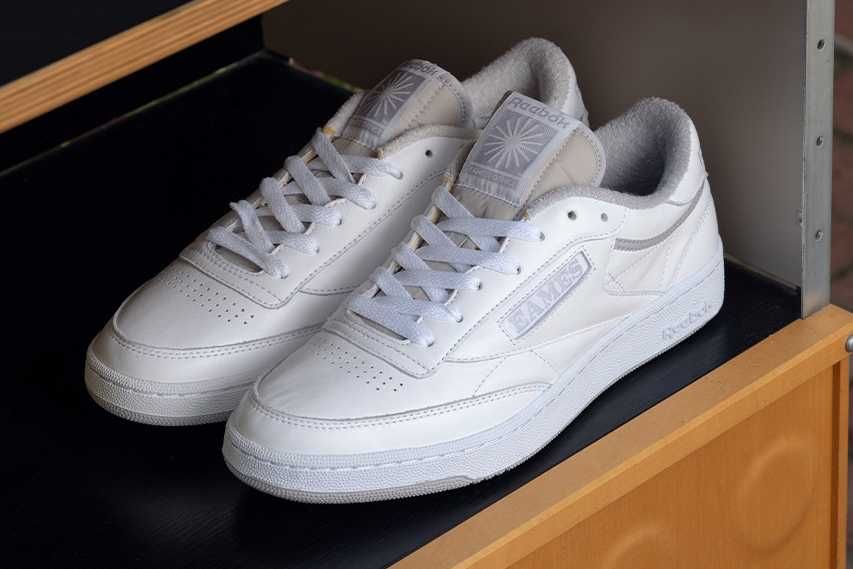 【スニダンで購入可】3/18発売 Eames Office × Reebok Club C 85 "Monotone Pack" 抽選/定価/販売店舗まとめ 4枚目
