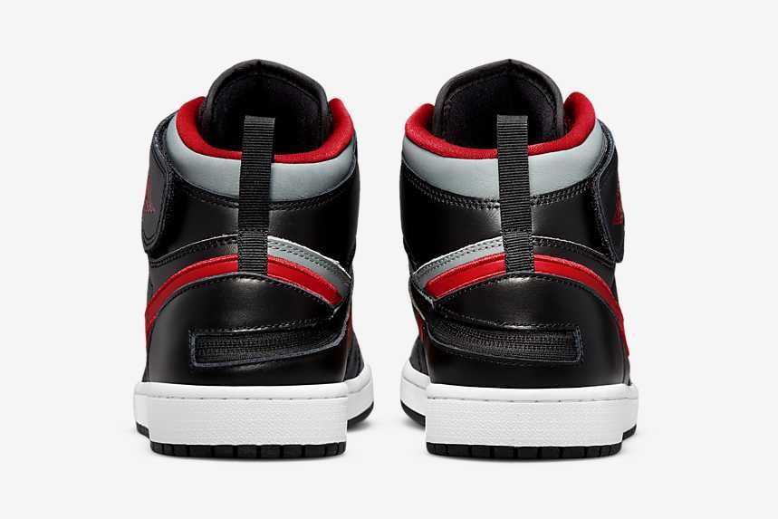 【スニダンで購入可】10/15発売 Nike Air Jordan 1 High Flyease "Black/Gym Red/Smoke Grey" 抽選/定価/販売店舗まとめ 5枚目
