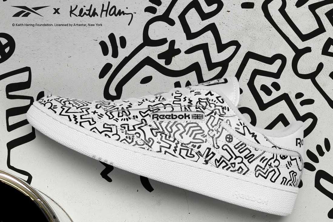 【スニダンで購入可】10/22・12/24発売  Keith Haring × Reebok Classic Club C & Classic Leather  抽選/定価/販売店舗まとめ 4枚目