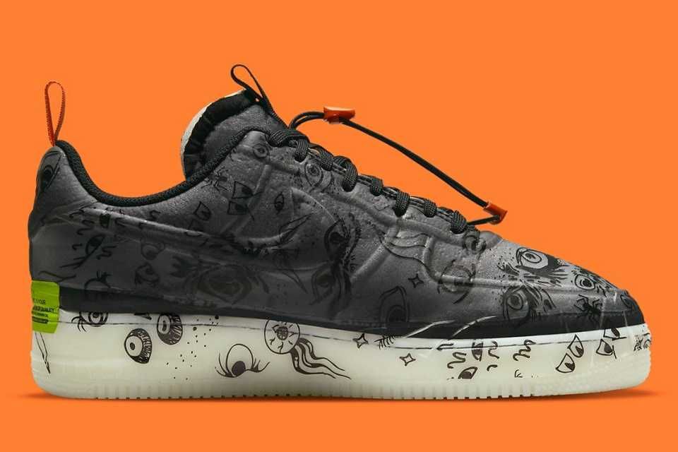 【スニダンで購入可】10/21発売 Nike Air Force 1 Low Experimental "Halloween" 抽選/定価/販売店舗まとめ 5枚目