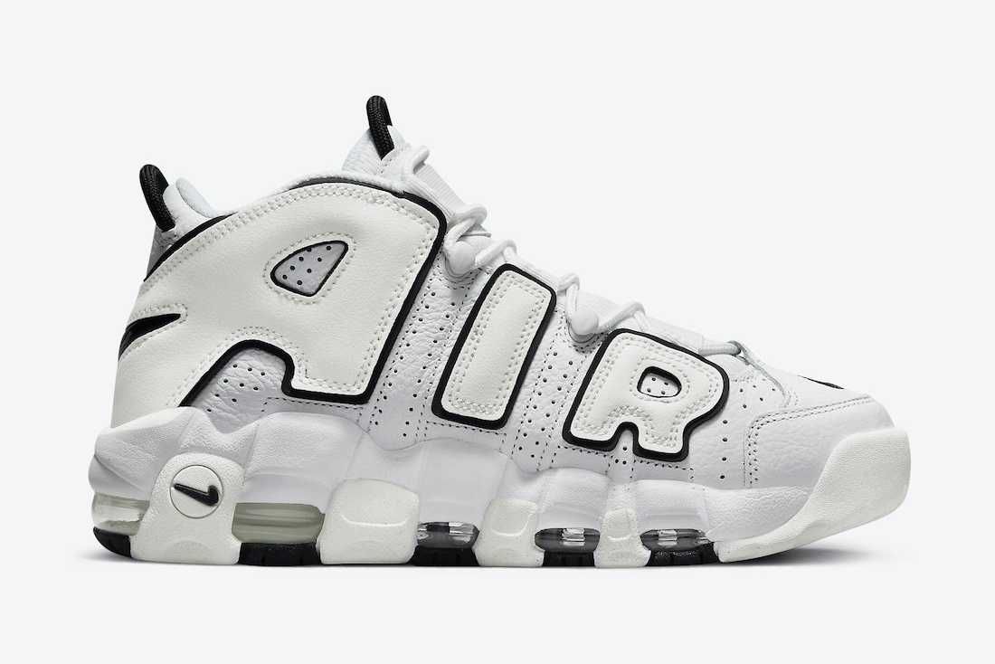 【スニダンで購入可】1/8発売 Nike WMNS Air More Uptempo "White/Black" 抽選/定価/販売店舗まとめ 6枚目