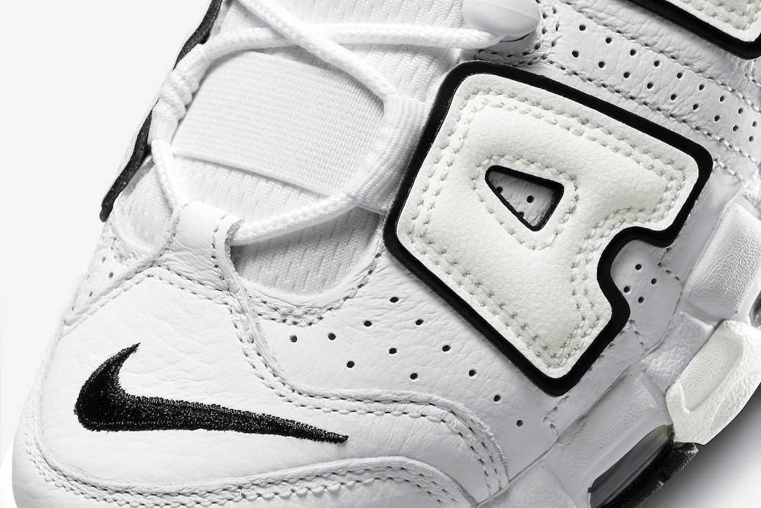 【スニダンで購入可】1/8発売 Nike WMNS Air More Uptempo "White/Black" 抽選/定価/販売店舗まとめ 9枚目