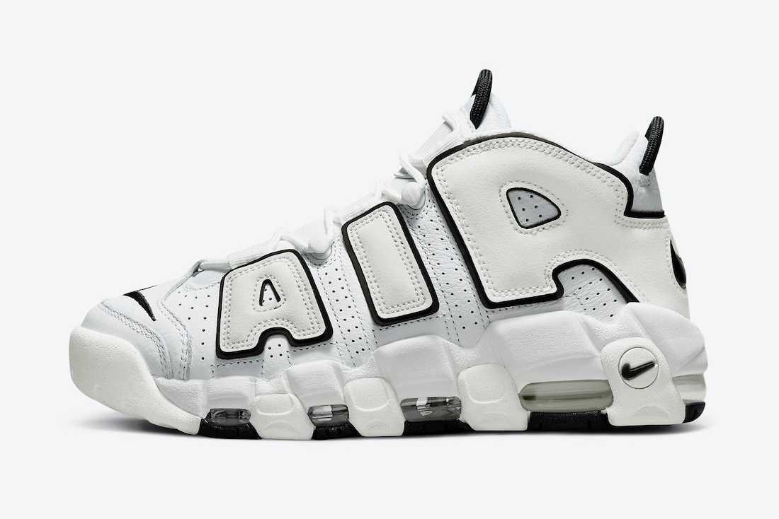 【スニダンで購入可】1/8発売 Nike WMNS Air More Uptempo "White/Black" 抽選/定価/販売店舗まとめ 5枚目