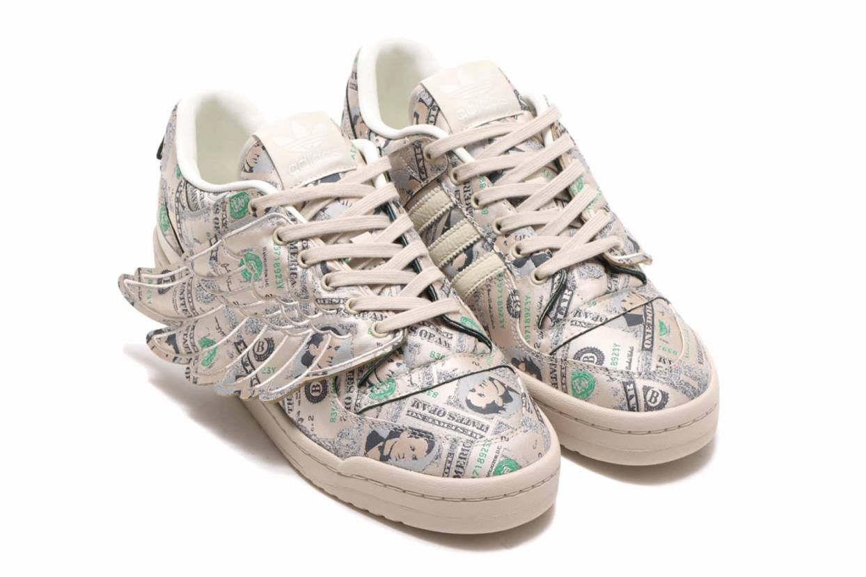 【販売リンクあり】8/24・10/21発売 JEREMY SCOTT × ADIDAS ORIGINALS FORUM WINGS 1.0 "MONEY"　抽選/定価/販売店舗まとめ 3枚目