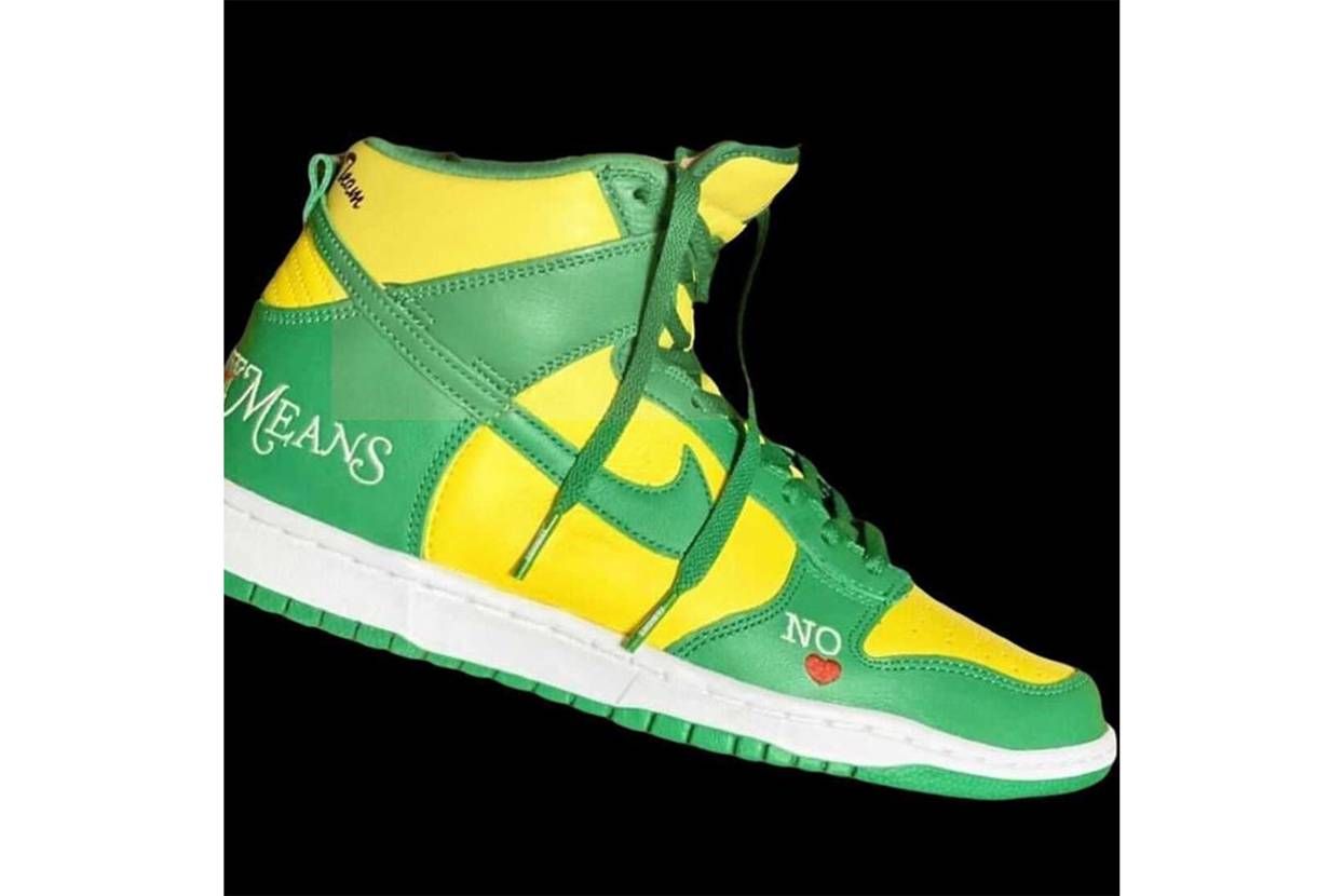 【スニダンで購入可】3/5発売 Supreme × Nike SB Dunk High "BY ANY MEANS" 3colors 抽選/定価/販売店舗まとめ  35枚目