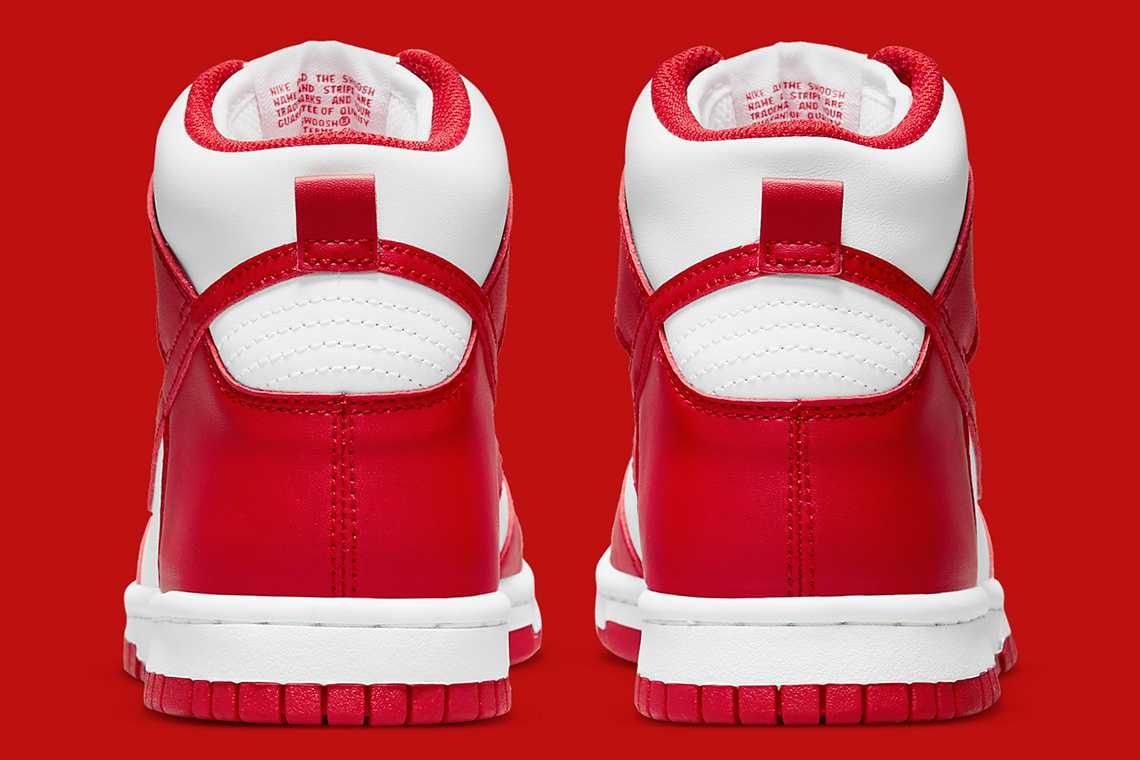 【スニダンで購入可】4/16・4/18発売 Nike Dunk High "Championship White and Red" 抽選/定価/販売店舗まとめ 12枚目