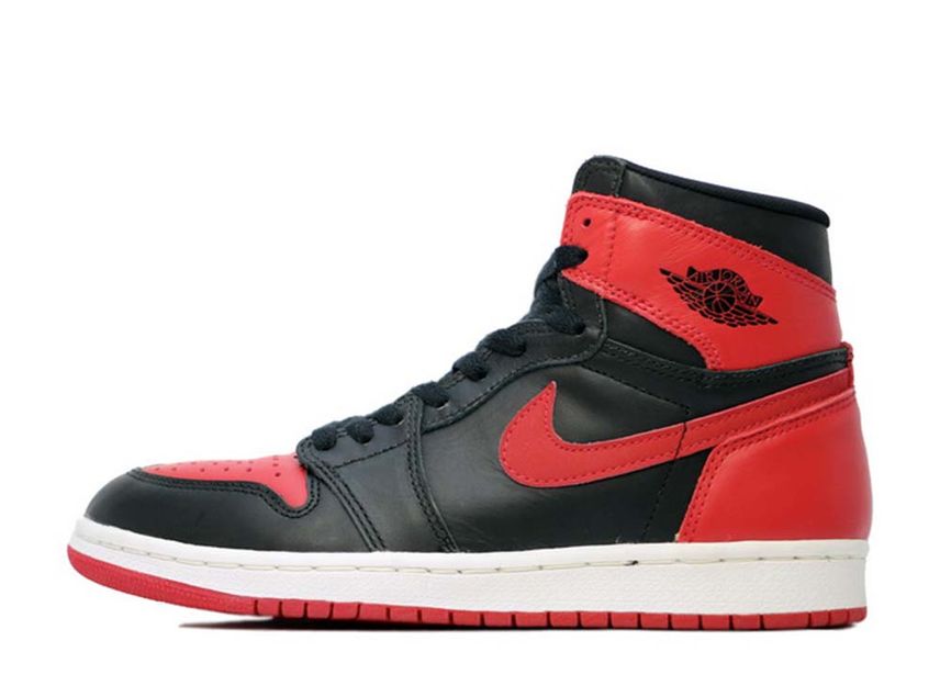 NIKE ナイキ 94年製 AIR JORDAN 1 HIGH BG BRED エアジョーダン 1 ハイ ブレッド ハイカットスニーカー US3.5Y/22.5cm 153126-061110センチヒール