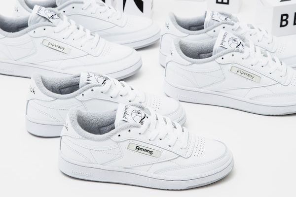 【スニダンで購入可】10/29・10/30発売 Beams × Paperboy × Reebok Club C 2type 抽選/定価/販売店舗まとめ 2枚目