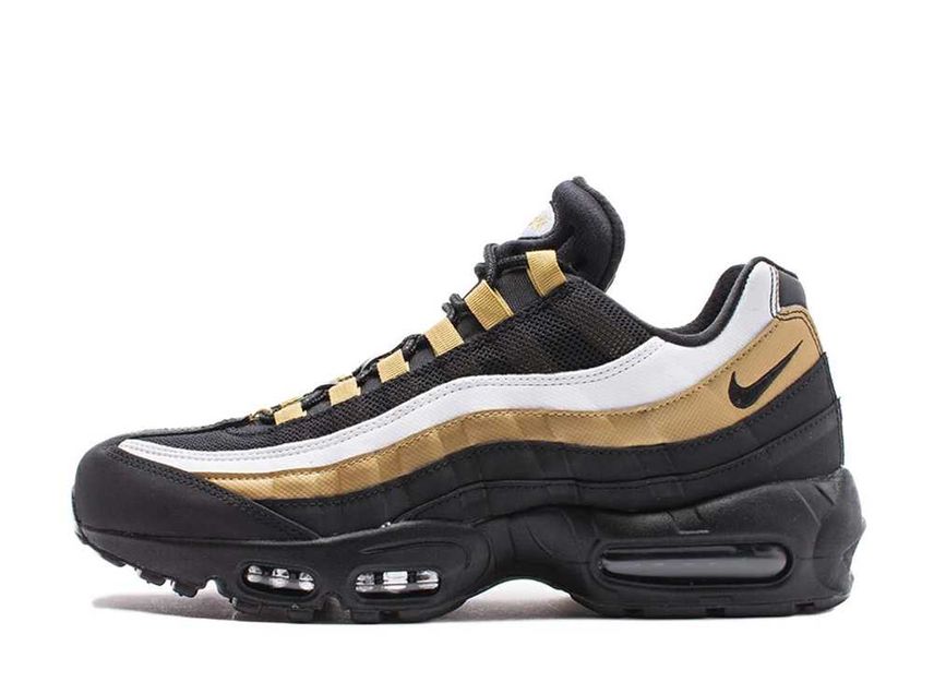 Nike air max 95 white and gold hotsell