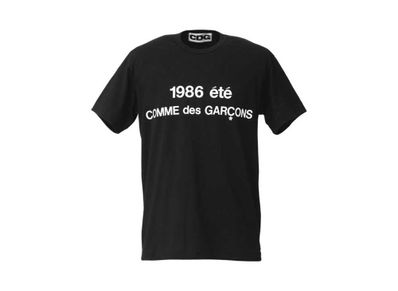 Comme des shop garcons black tee