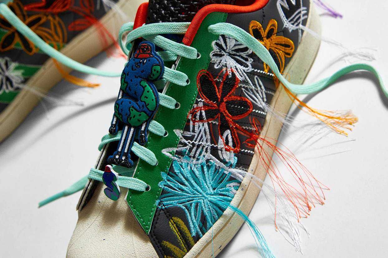 【スニダンで購入可】10/28発売 Sean Wotherspoon × adidas originals Superstar Super Earth "Black" 抽選/定価/販売店舗まとめ 6枚目