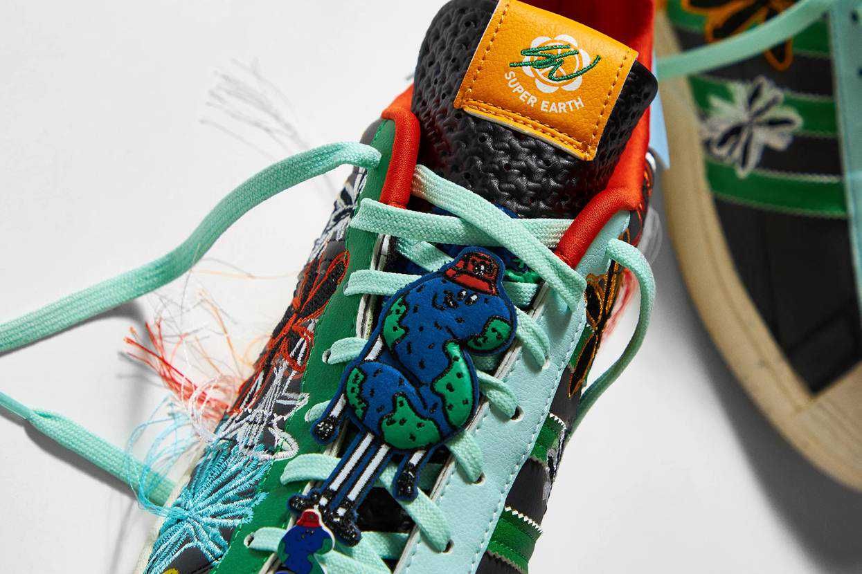 【スニダンで購入可】10/28発売 Sean Wotherspoon × adidas originals Superstar Super Earth "Black" 抽選/定価/販売店舗まとめ 7枚目