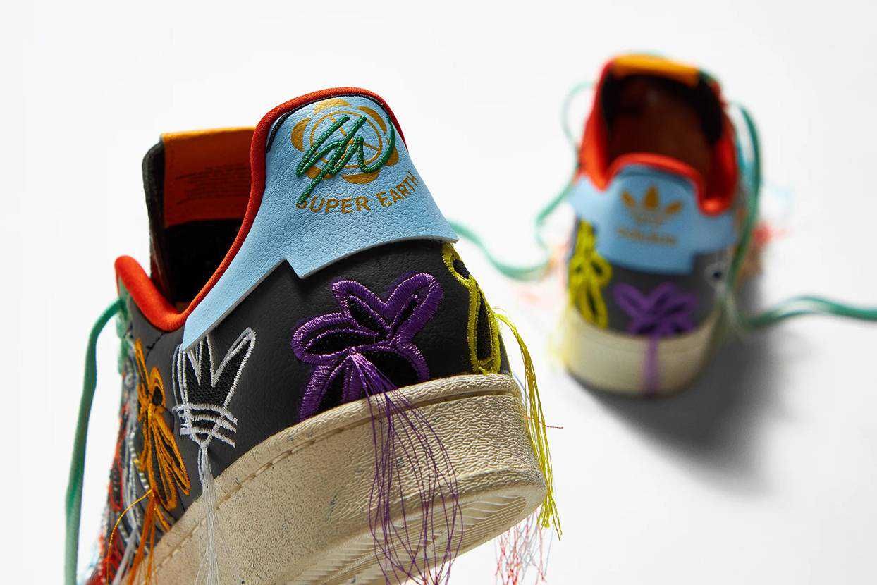 【スニダンで購入可】10/28発売 Sean Wotherspoon × adidas originals Superstar Super Earth "Black" 抽選/定価/販売店舗まとめ 8枚目