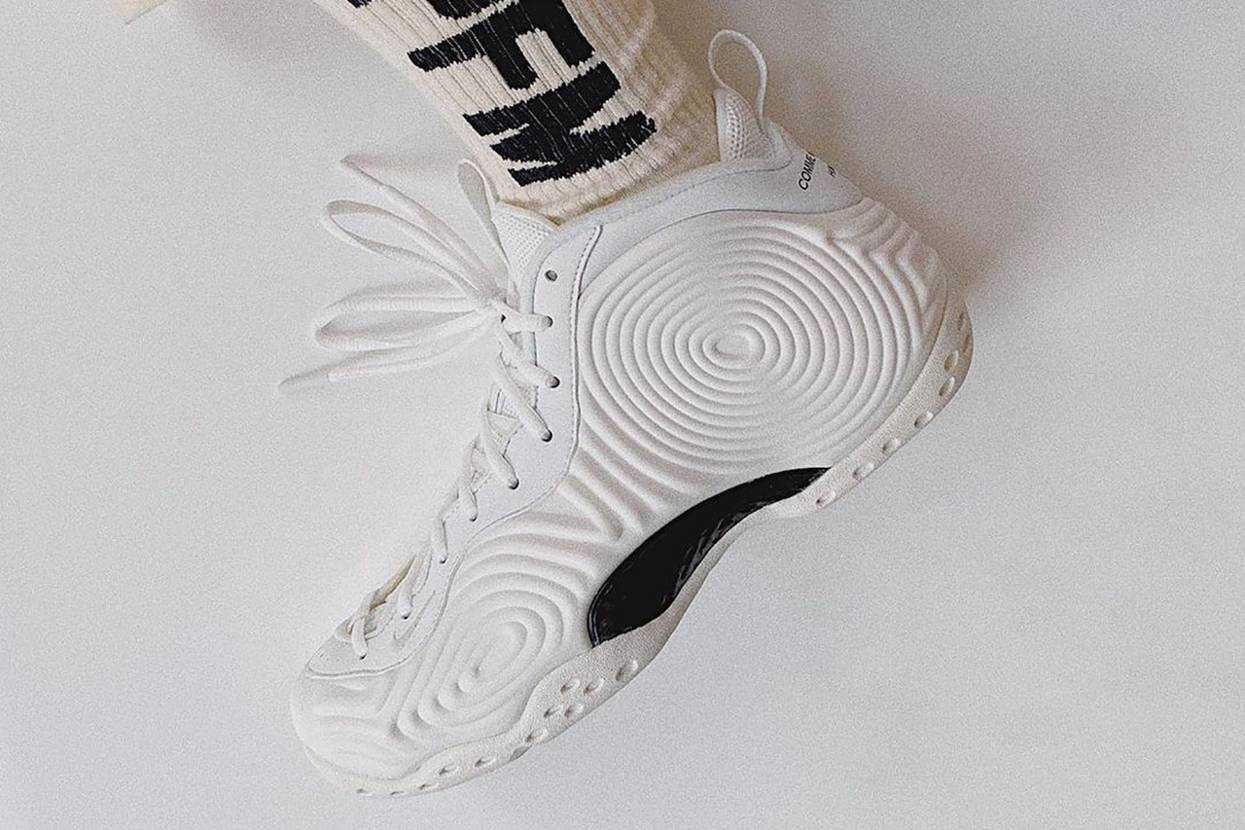 【スニダンで購入可】11/26発売 COMME des GARÇONS × Nike Air Foamposite One 2colors 抽選/定価/販売店舗まとめ 4枚目
