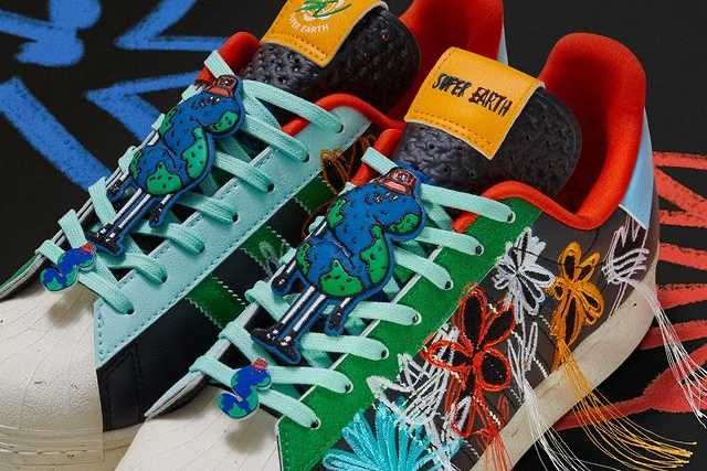 【スニダンで購入可】10/28発売 Sean Wotherspoon × adidas originals Superstar Super Earth "Black" 抽選/定価/販売店舗まとめ 2枚目