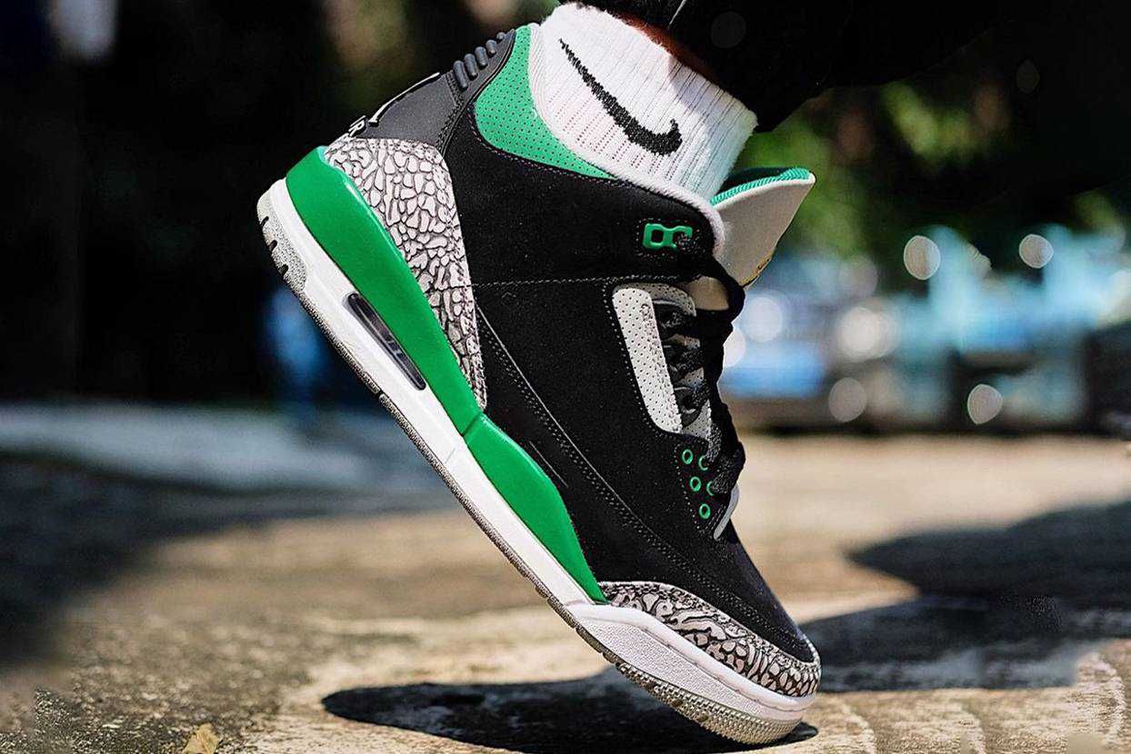 【スニダンで購入可】11/13発売 Nike Air Jordan 3 "Pine Green" 抽選/定価/販売店舗まとめ 4枚目