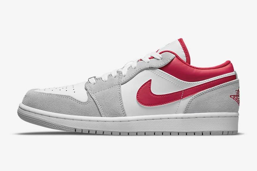 【スニダンで購入可】11/1発売 Nike Air Jordan 1 Low SE "White Grey Red" 抽選/定価/販売店舗まとめ 4枚目