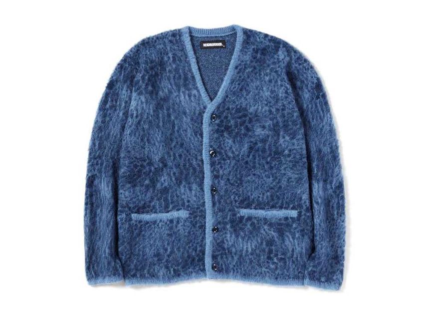 NEIGHBORHOOD MOHAIR CARDIGAN / AN-KNIT . LS