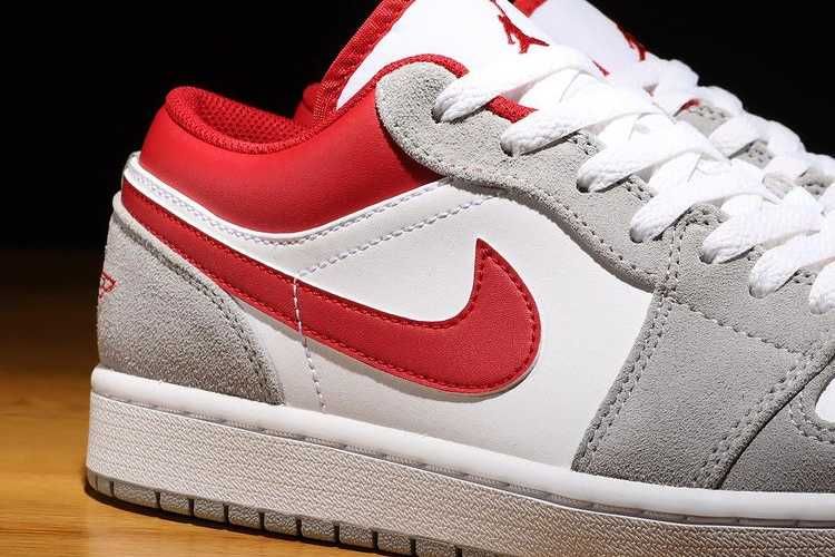 【スニダンで購入可】11/1発売 Nike Air Jordan 1 Low SE "White Grey Red" 抽選/定価/販売店舗まとめ 2枚目